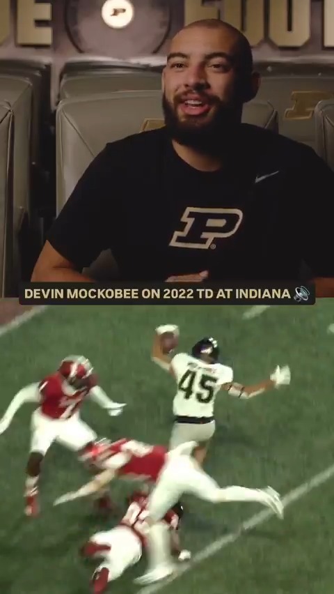 “I was able to use their momentum against them, try to cut against them.” The Journey asks Devin Mockobee to recount his Crazy Legs run against rival Indiana 👇