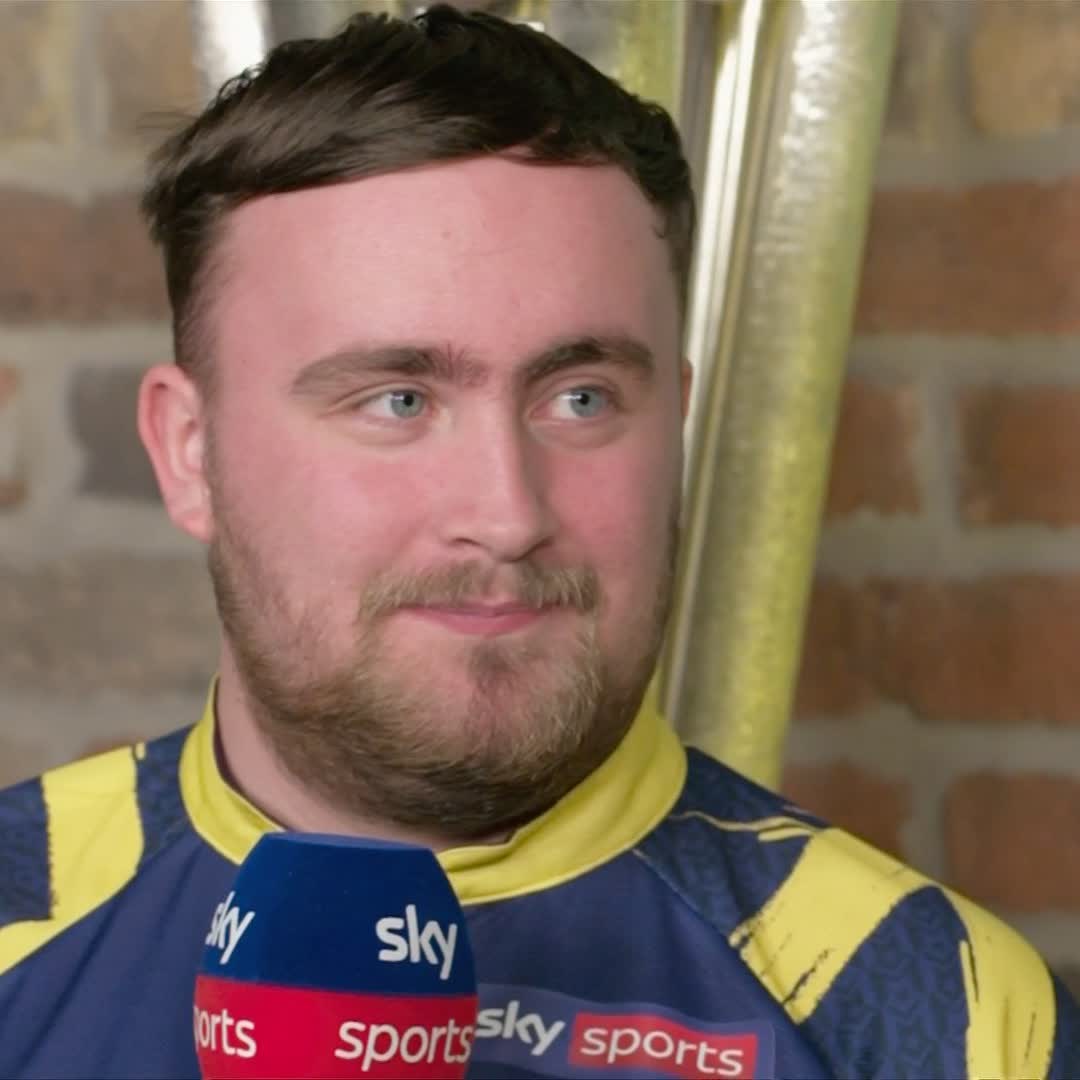 "It's all about getting past that first round" 🗣️ Luke Littler reacts to being drawn against Darius Labanauskas in the first round of the World Darts Championship 🎯