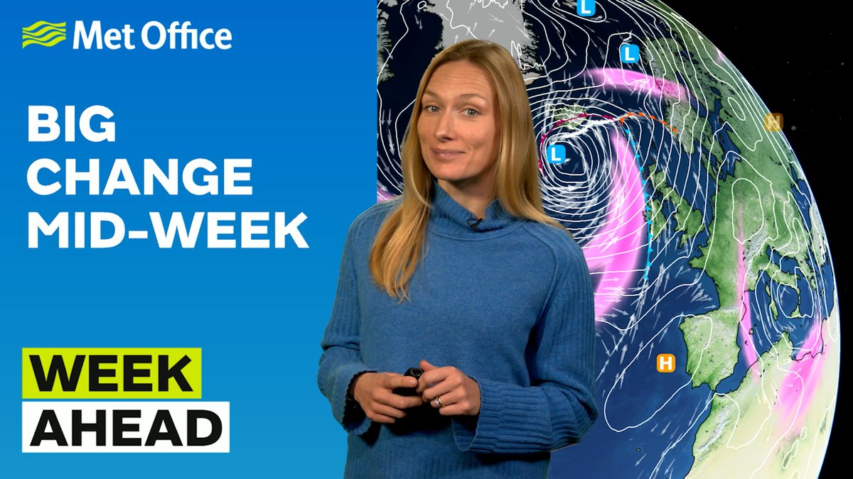Crisp and sunny mornings return to start this week, but a big change in our airmass brings a milder and more unsettled end to the week. Find out more with our Week Ahead forecast 👇