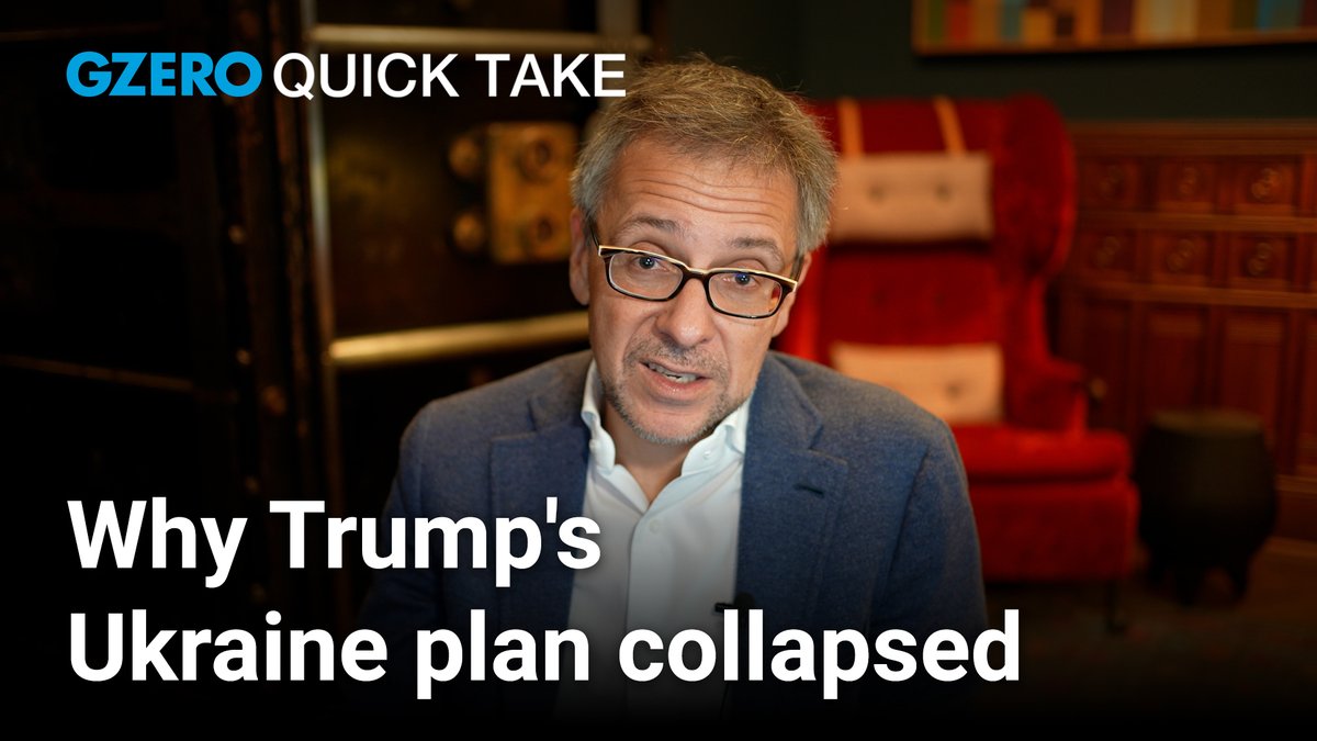 everyone publicly applauds trump's efforts to end the russia-ukraine war. no one accepts the 28-point peace plan. the battlefield decides the rest. GZERO Media
