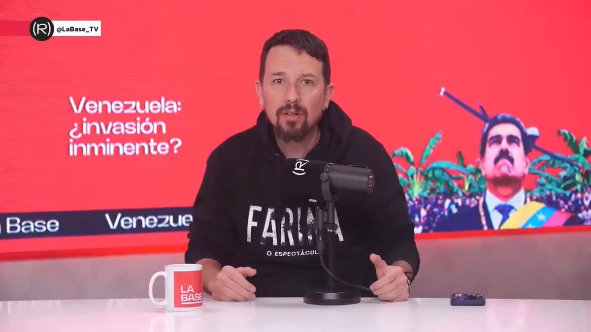 El ataque militar con el que amenaza EEUU a Venezuela no tiene que ver con la democracia sino con robar a los venezolanos su petróleo y sus recursos naturales. Machado y sus lobistas solo buscan enriquecerse con un baño de sangre en su país 📺
