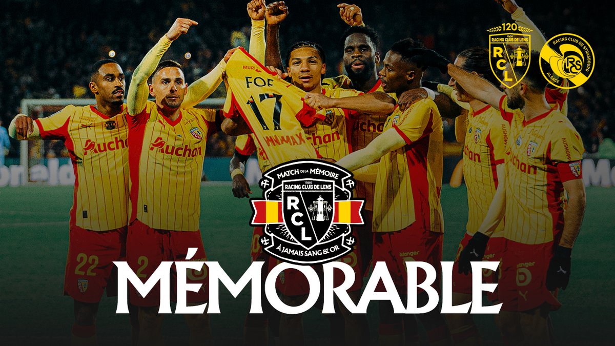 𝑴𝒆́𝒎𝒐𝒓𝒂𝒃𝒍𝒆. 🖤 #MatchDeLaMémoire #RCLRCSA