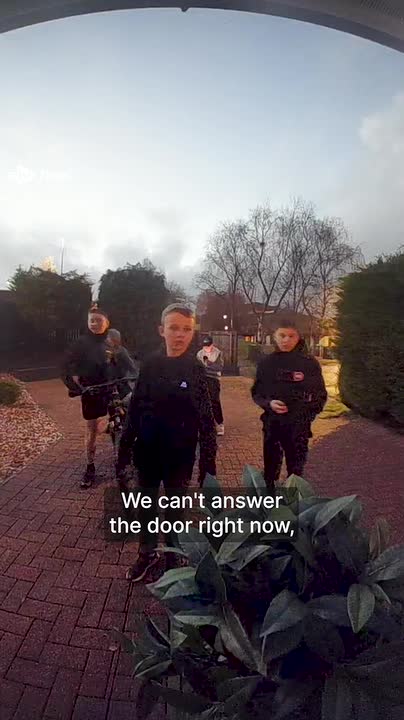 A group of Scottish primary school boys have become a Christmas sensation after doorbell camera footage of them singing Last Christmas went viral.