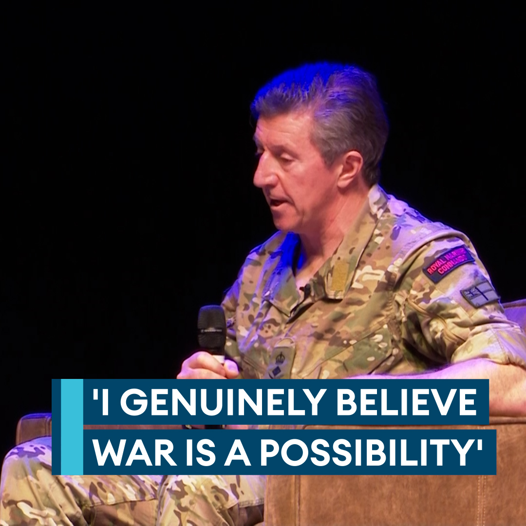 "War is a possibility, and the Royal Navy must be ready"🗣️ The first sea lord has issued a frank warning to the Royal Navy and the country Speaking at a conference in Portsmouth, General Sir Gwyn Jenkins stated that there can be no excuses, the Royal Navy must be prepared