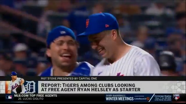 The Tigers are reportedly among clubs looking to potentially convert free agent reliever Ryan Helsley to a starter. #MLBNHotStove