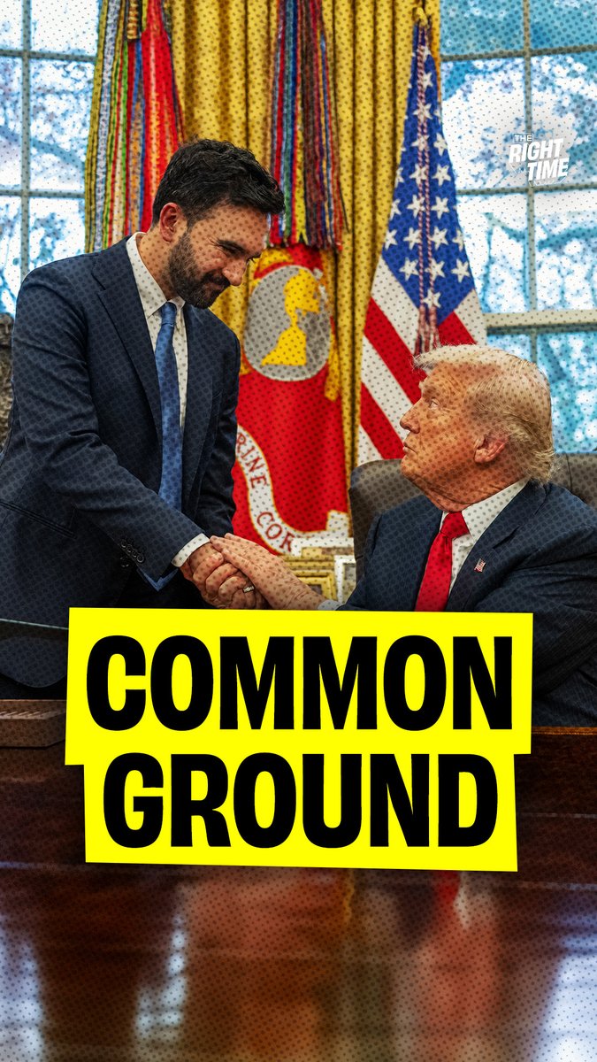 Why Trump and Zohran’s meeting went so well ‼️ “The people that don’t like Zohran also don’t like Trump.”
