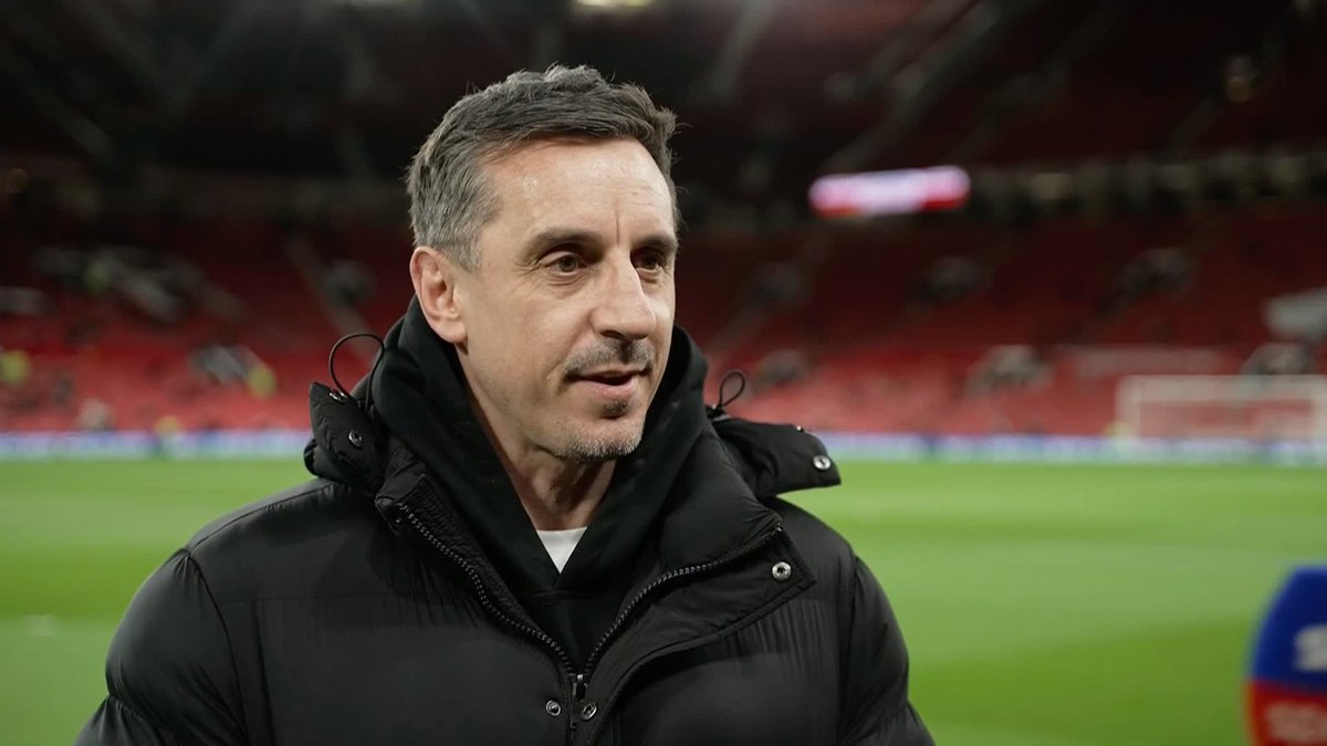 "Manchester United have to deliver in these next couple of months" 🔴 Gary Neville previews Manchester United's clash with Everton and praises the optimism that has been brought to Ruben Amorim's side, whilst reflects on the striker issues that face Everton 💬