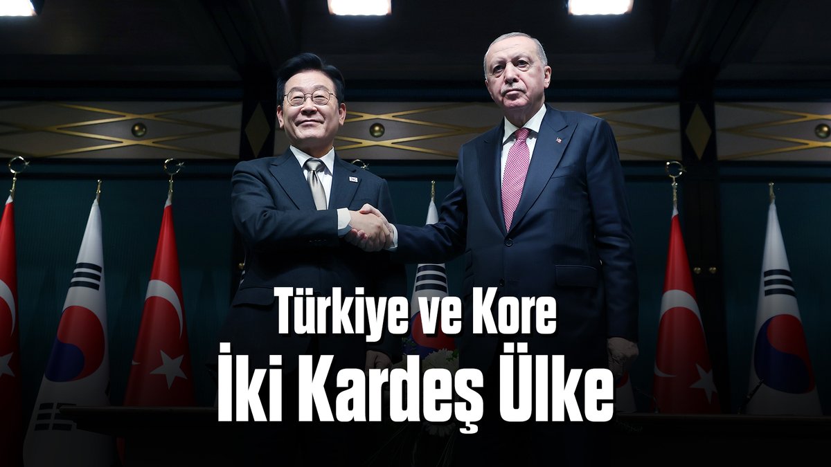 Bizim gibi Korelilerin de Türkiye’yi kardeş ülke olarak nitelendirmeleri bizlere mutluluk veriyor. 🇹🇷🇰🇷