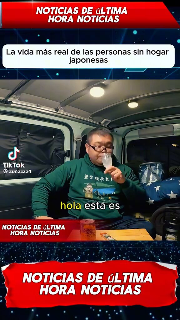 Ls gente sin hogar en Japón.