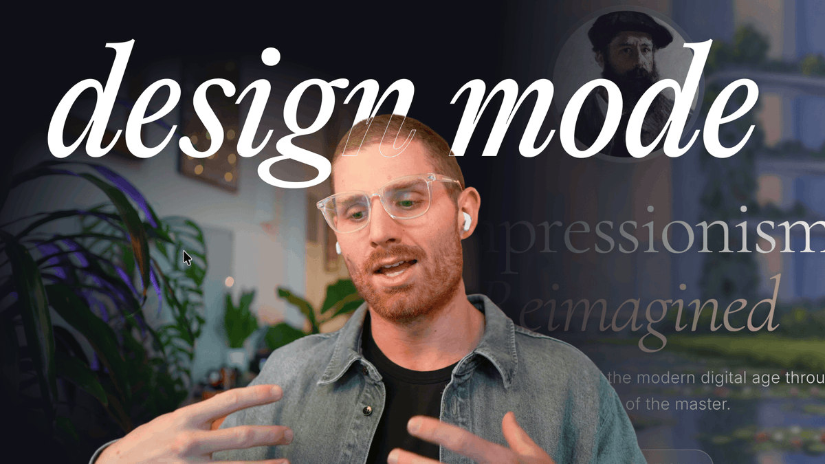 Here's a first look at our all new Design Mode, using Gemini 3