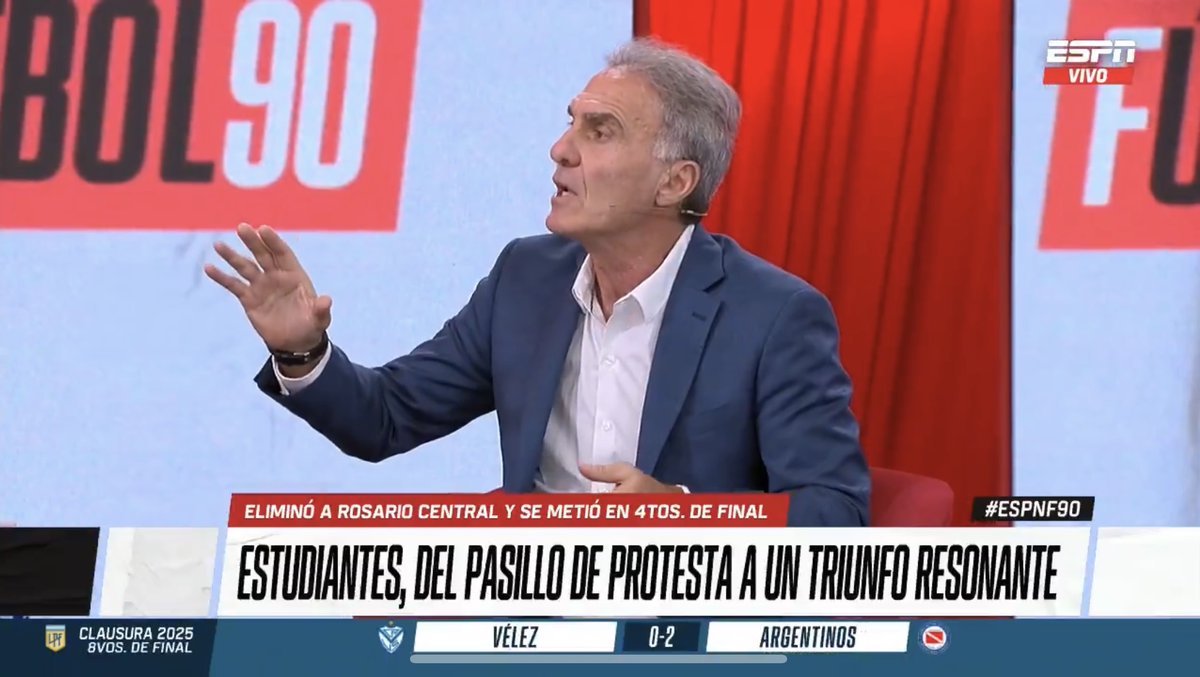 "Ruggeri": Por sus comentarios sobre el recibimiento de Estudiantes a Rosario Central