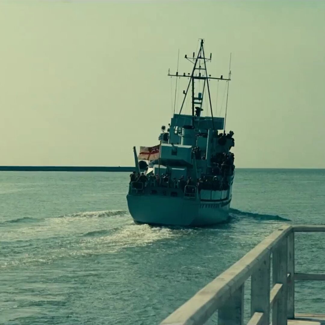 Emocionante essa cena de Dunkirk