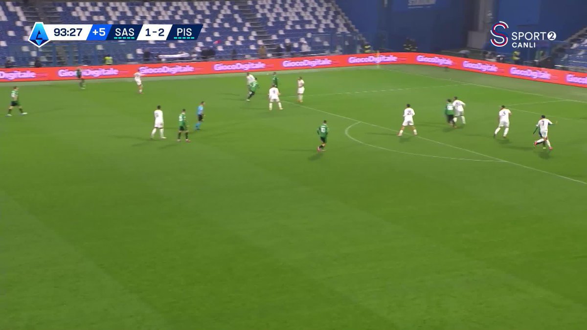 Sassuolo, 90+5'te skorda dengeyi buldu 🔥