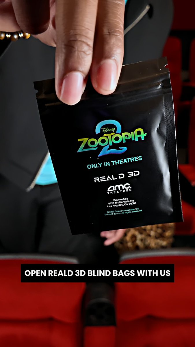 Get your paws on a mystery character keychain when you see ZOOTOPIA 2 Thanksgiving Day, 11/27, only in RealD 3D!