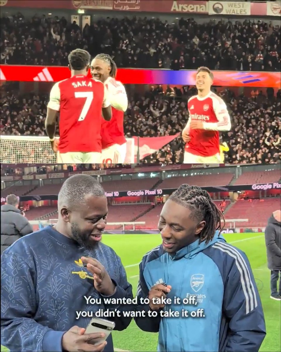 "Do you have to take off your shirt when you score a hat-trick?" 😂 Ebs reacts to his third NLD goal with Frimmy 💬