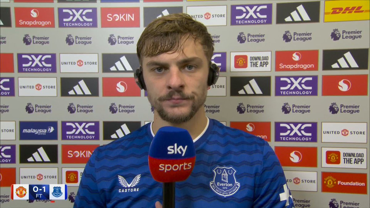 "Idrissa apologised to us at full-time and said his peace." Kiernan Dewsbury-Hall gives his take on Everton’s red card incident between teammates Idrissa Gueye and Michael Keane 🟥
