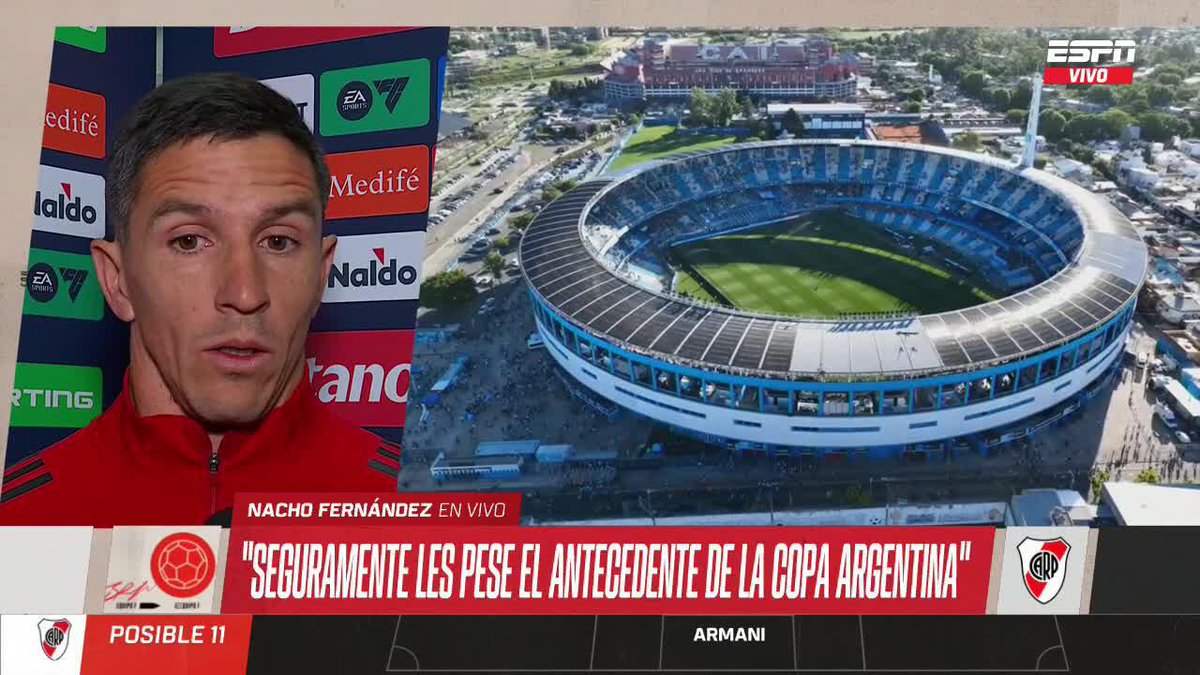 “A mí me gusta asumir estos partidos” 🎙️ Nacho Fernández