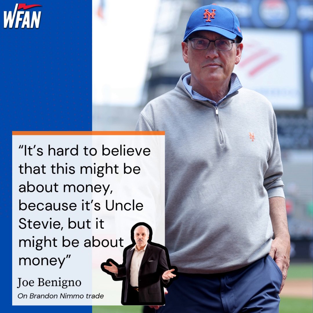 Joe Benigno is worried that the Brandon Nimmo trade could be payroll driven: