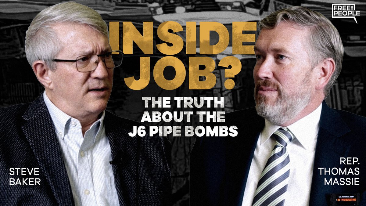 Inside Job? Thomas Massie Exposes the Truth about the J6 Pipe Bombs After 5 years, the Jan 6 narrative is crumbling. Steve Baker & Thomas Massie talk about the mounting evidence that a small number of Capitol Police officers may have been involved in the planting of two phony pipe bombs.