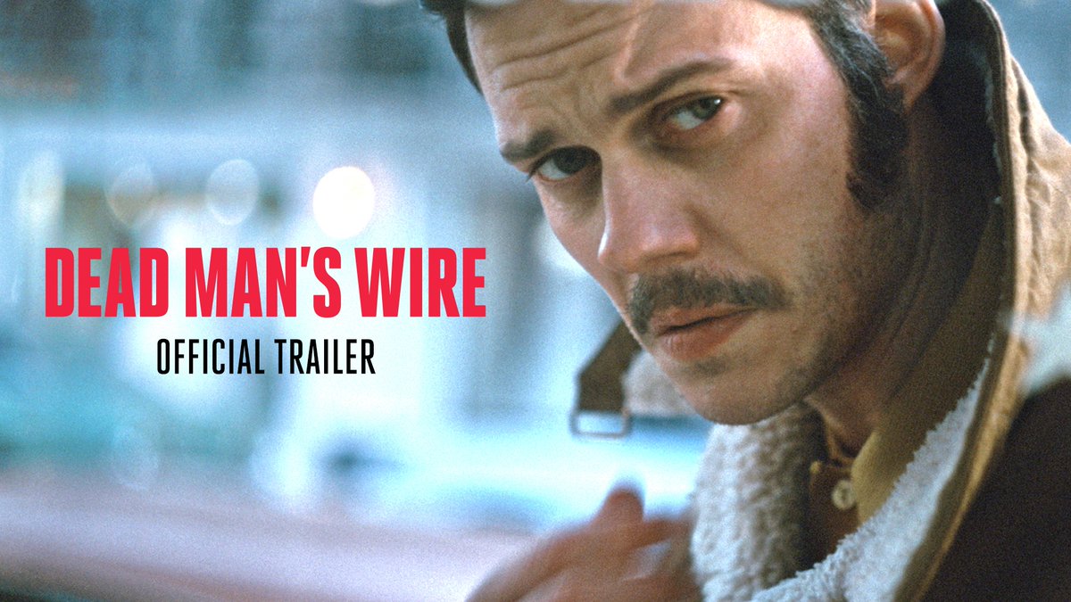 First trailer for Gus Van Sant’s ‘DEAD MAN’S WIRE’, starring Bill Skarsgård, Colman Domingo & Dacre Montgomery. The hostage thriller follows a man who takes a mortgage banker hostage, demanding $5 million and a personal apology. In theaters on January 16