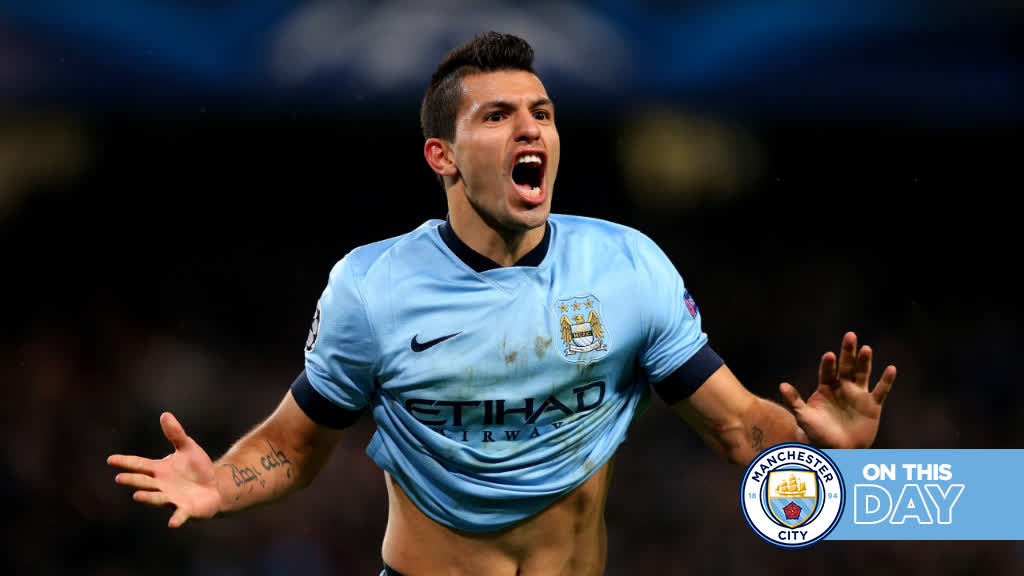 #OnThisDay: #ManCity 3-2 Bayern Munich [2014] ⚽️ [21' P, 85', 90+1'] Sergio Kun Aguero - ⚽️ [40'] Xabi Alonso ⚽️ [45'] Robert Lewandowski