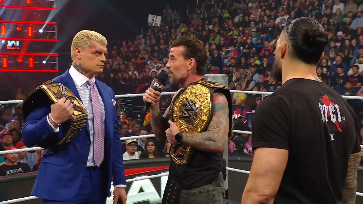 "You can be the QB on Fridays but here, I'm THE CHAMP!" Whose team is it? TEAM CODY or TEAM PUNK? 🤔