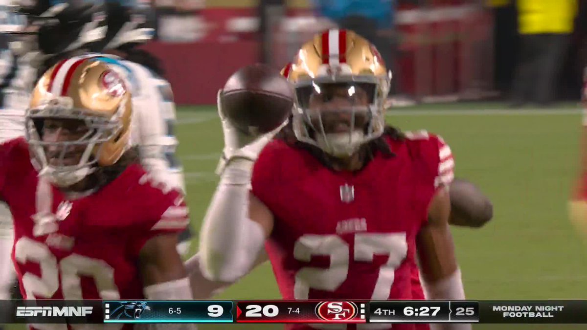 Ji'Ayir Brown with his second INT of the game 🔥