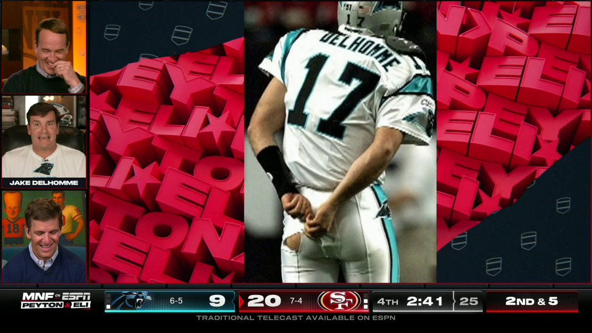 This is a hilarious welcome to the league moment for Jake Delhomme 😭 "I said 'Hey, my a-- is hanging out.' ... I wanted to be famous for something in my life, I didn't think it would be that."