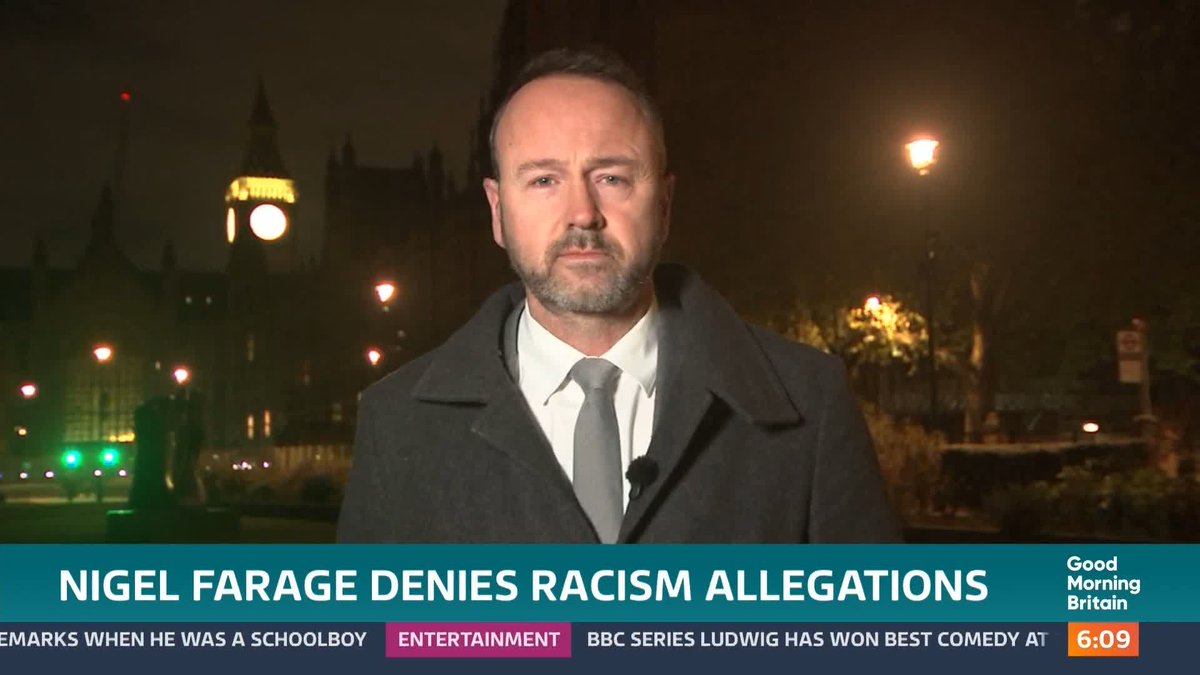 Reform UK leader Nigel Farage has publicly denied that he ever - in his words - "directly racially abused anybody". It follows allegations that he made racist and antisemitic remarks while he was a schoolboy. Jonathan Swain reports.