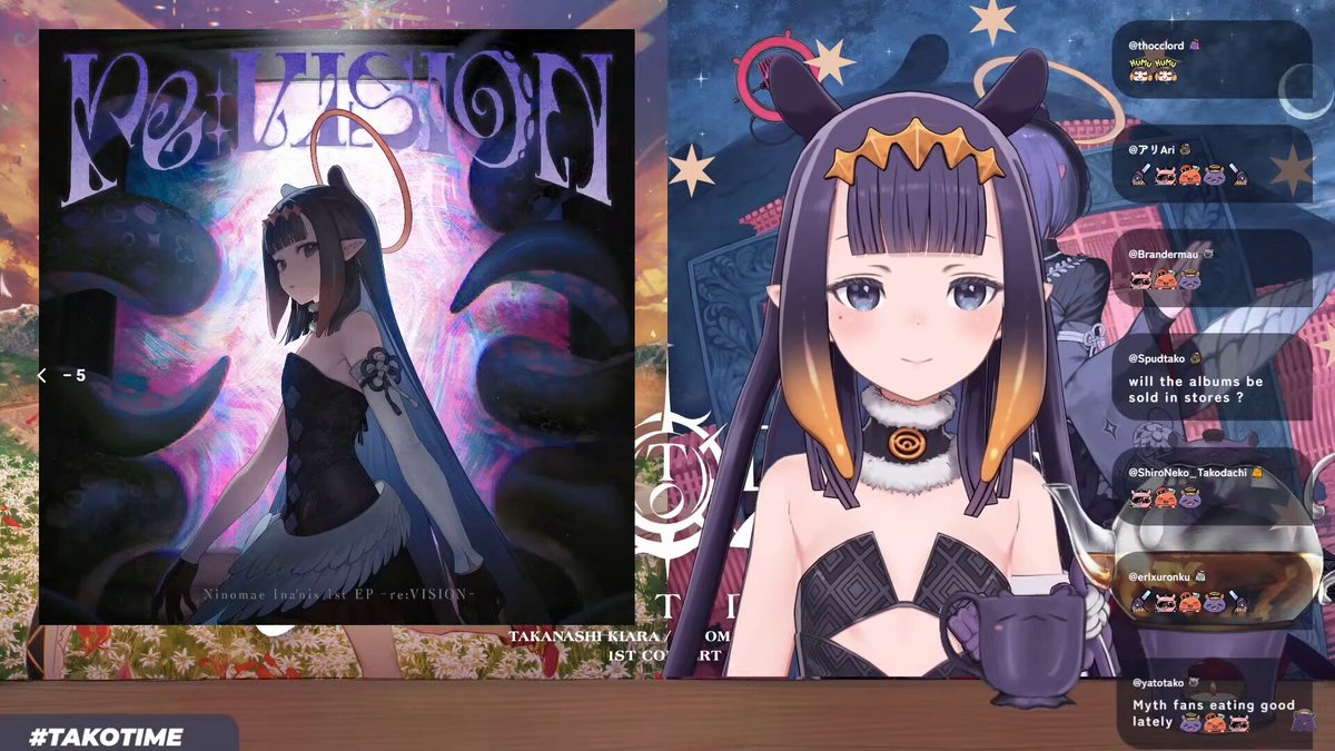 🐙 : If it happens once, it means that there's so many possibilities of stuff that can happen. Down the line! Ina said that Myth has always been a pioneer, and that she hopes that by successfully holding this dual live, she can show the management that it works, and that more members will have this opportunity☺️