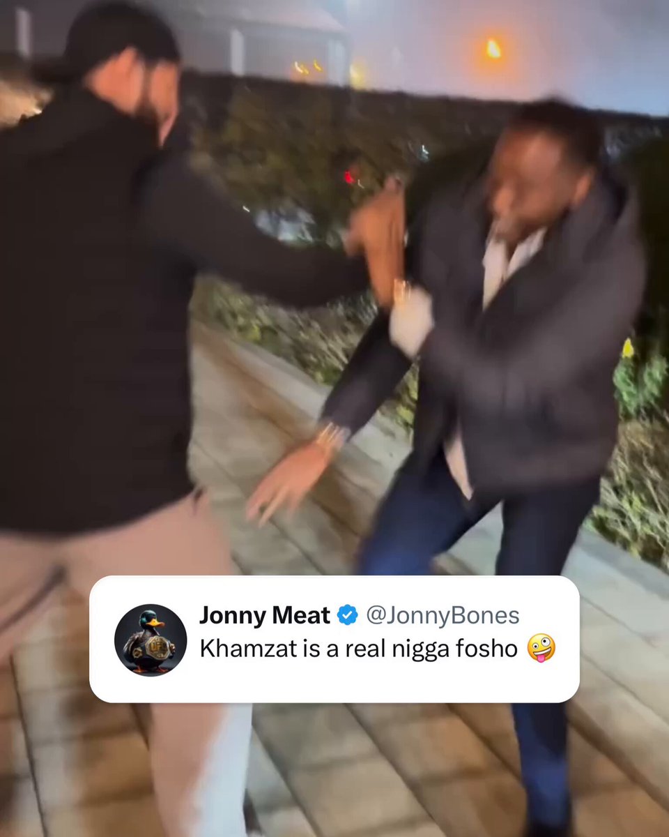 Jon Jones after spending the day with Khamzat Chimaev in Chechnya: “Khamzat is a real n**** fosho” 😭