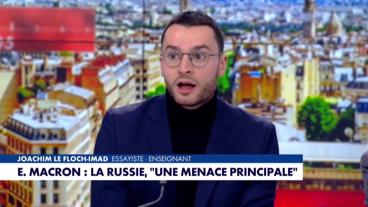 « Je suis frappé par le décalage d’Emmanuel Macron. Il est maximaliste à un moment où on n’a jamais été aussi proche d’un cessez-le-feu. On a l’impression qu’il voudrait qu’on prolonge la guerre indéfiniment », dit Joachim Le Floch-Imad Joachim Le Floch-Imad #HDPros Pascal Praud #Europe1