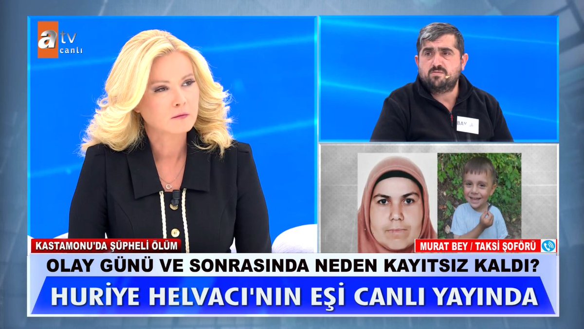Olay günü ve sonrasında neden kayıtsız kaldı? Huriye Helvacı'nın eşi canlı yayında... #MügeAnlıİleTatlıSert #MügeAnlı atv
