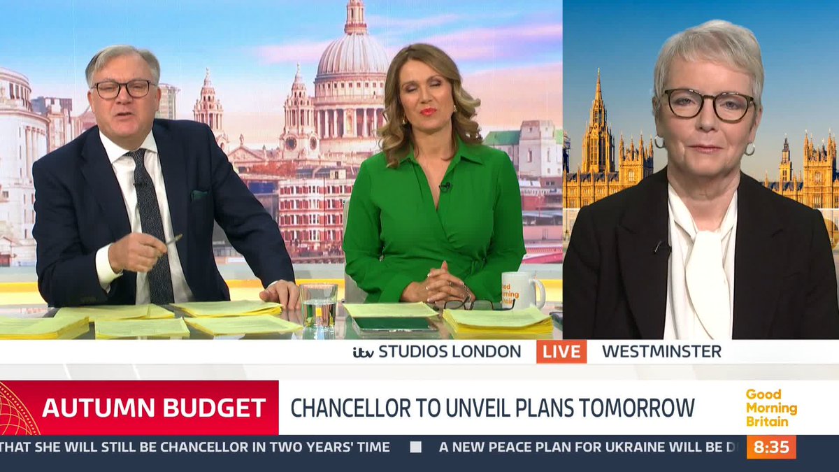 'Does the manifesto stand?' Ed Balls and Susanna Reid challenge Health Minister Karin Smyth about whether the Labour manifesto is 'still in tact.' The Health Minister refuses to directly answer Ed and Susanna's question about the tax pledges the Labour Party made.