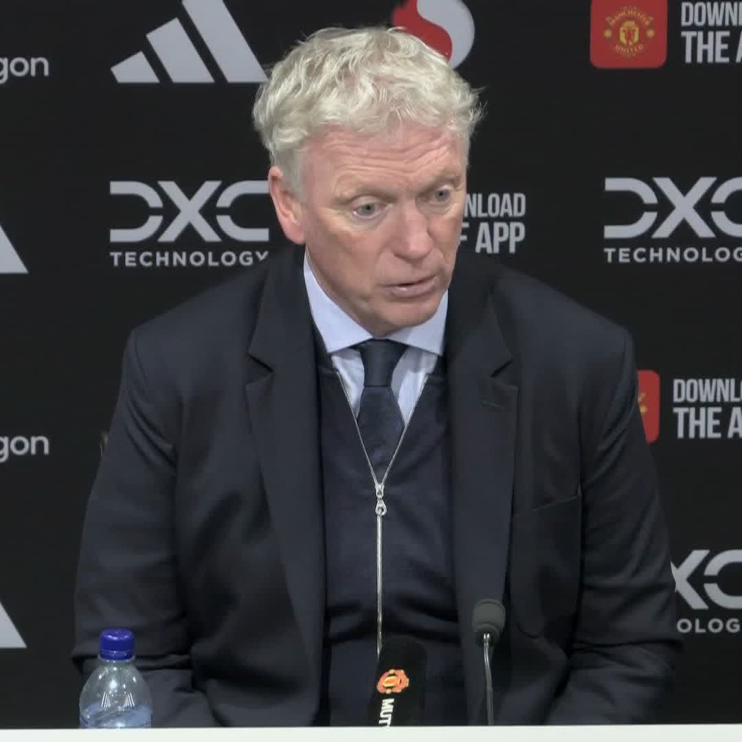 "I didn't think were was anything in it... I was quite pleased!" David Moyes' reaction to Idrissa Gueye's altercation with teammate Michael Keane against Manchester United last night 🟥
