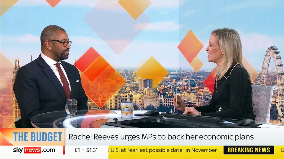 "It cannot be seen to reward the aggressor." Former Foreign Secretary Sir James Cleverly tells Sophy Ridge he struggles to see how the peace plan for Ukraine proposed by Donald Trump would be successful. 📺 Sky 501, Virgin 602, Freeview 233