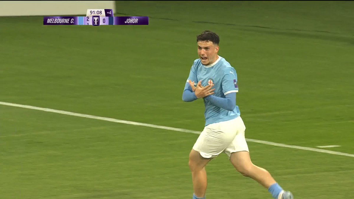 FT | Memeti seals it for City in stoppage time ⏰ Two Melbourne City FC young guns combine to secure the 3 points, as Beckham Baker finds Medin Memeti - who blasts home the decisive goal in a 2-0 win in the #ACLElite Watch the highlights from #MCYvJDT on Paramount+ 📺