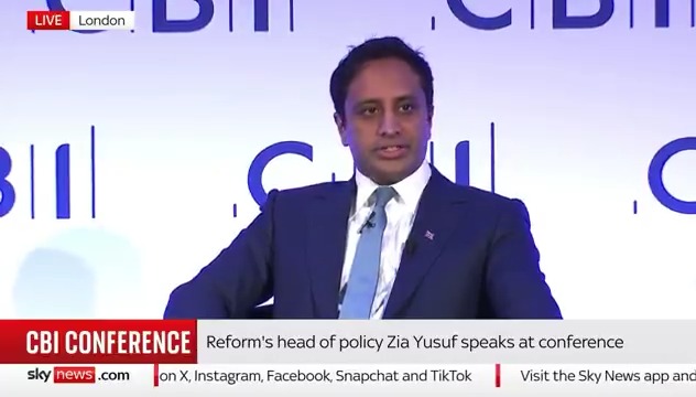 Watch Zia Yusuf highlight the importance of welcoming wealth creators to Britain at yesterday’s CBI Conference. 👇