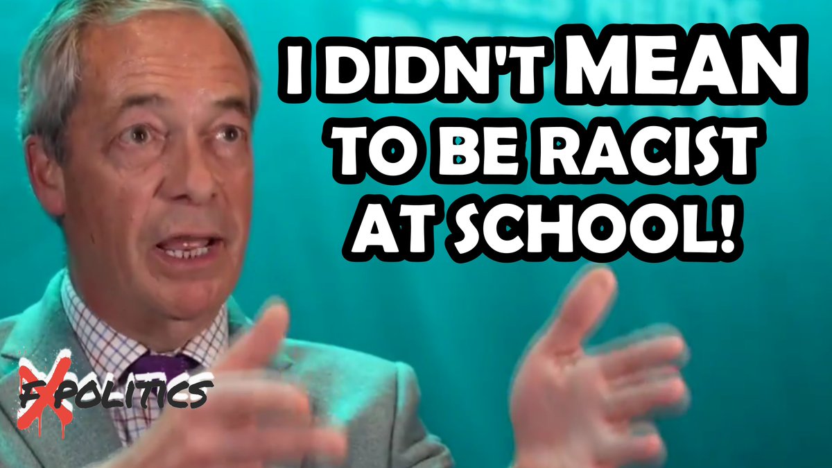 Nigel Farage racially abused children but "not in a hurtful way". This almost makes you forget that his party was funded by Russia.