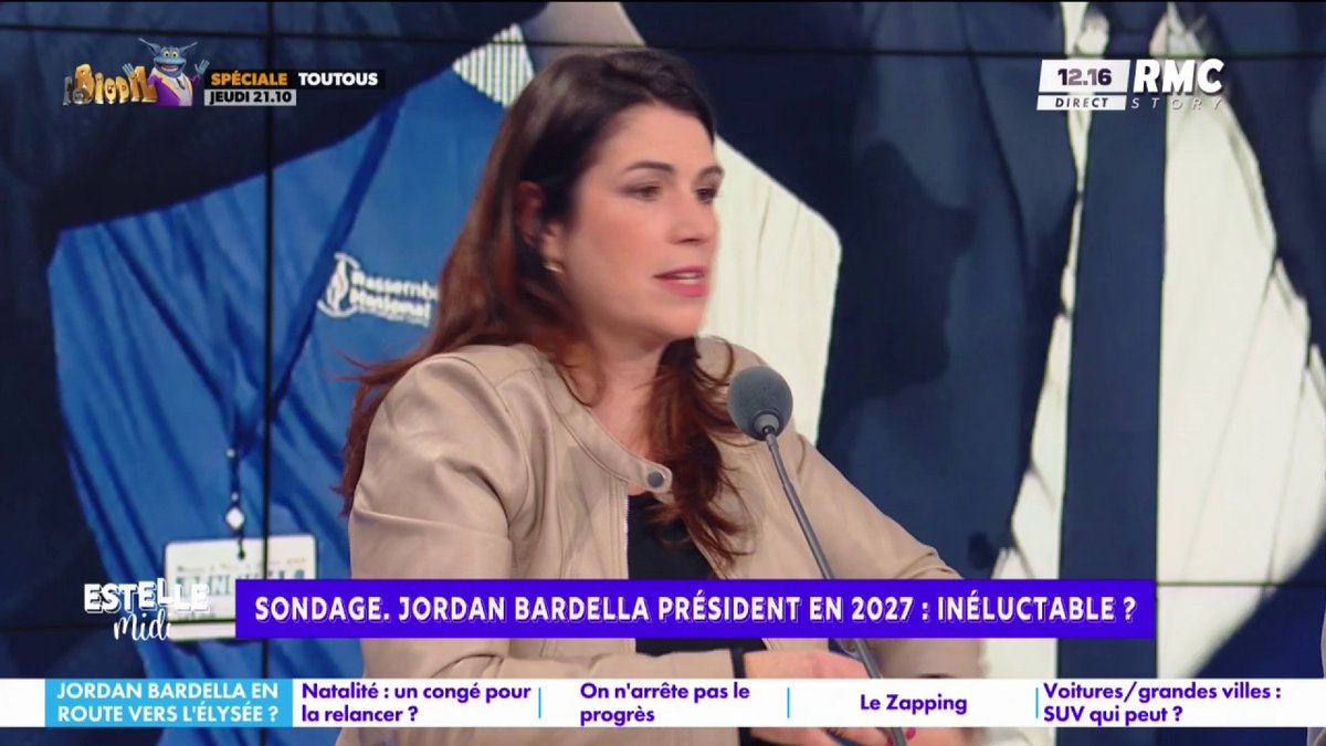 🗳️ Sondages : Jordan Bardella président en 2027 🎙️ Emmanuelle DANCOURT : "Si on prend l'immigration, que tu regardes les chiffres, tu te rends compte que les chiffres du RN ne sont pas exacts, que l'interprétation qu'ils en font est un peu rapide..." #EstelleMidi