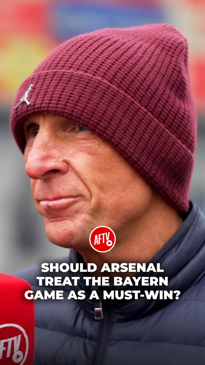 Should Arsenal approach the Bayern Munich game 𝐥𝐢𝐤𝐞 𝐚 𝐦𝐮𝐬𝐭-𝐰𝐢𝐧? 🤔 #MatchPreview