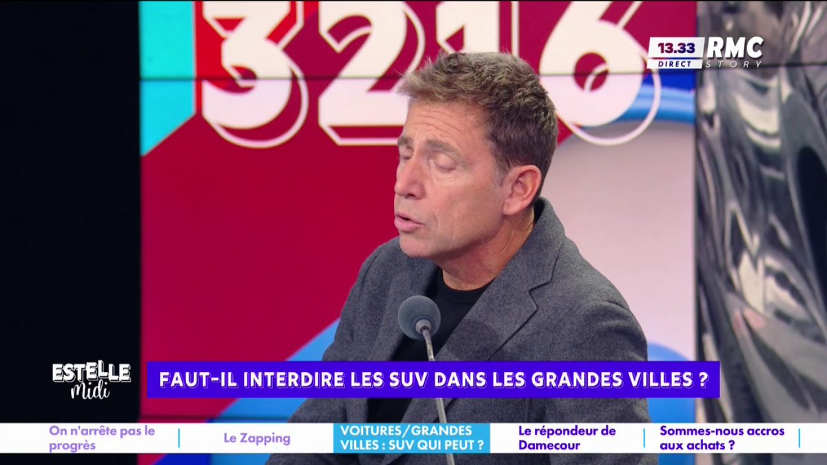 🚙 Faut-il interdire les SUV dans les grandes villes ? 🎙️ Daniel Riolo : "Tu les empêches de stationner dans des quartiers, les tarifs sont prohibitifs... 4 mois ! 4 mois avant que tous ces illuminés bourrés d'idéologie affreuse quittent les mairies !" #EstelleMidi