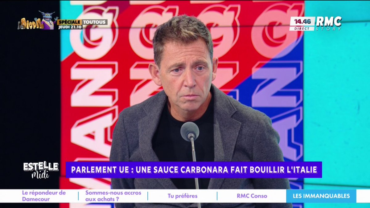 🎙️ Estelle Denis : "Si quelqu'un dans ton restaurant te demande de la crème dans les carbo, tu lui dis non ?" 🎙️ Daniel Riolo : "Oui bien sûr qu'on lui dit non ! C'est le respect des traditions ! Si à Noël on te demande de la moutarde avec du foie gras, ça ne se fait pas !"
