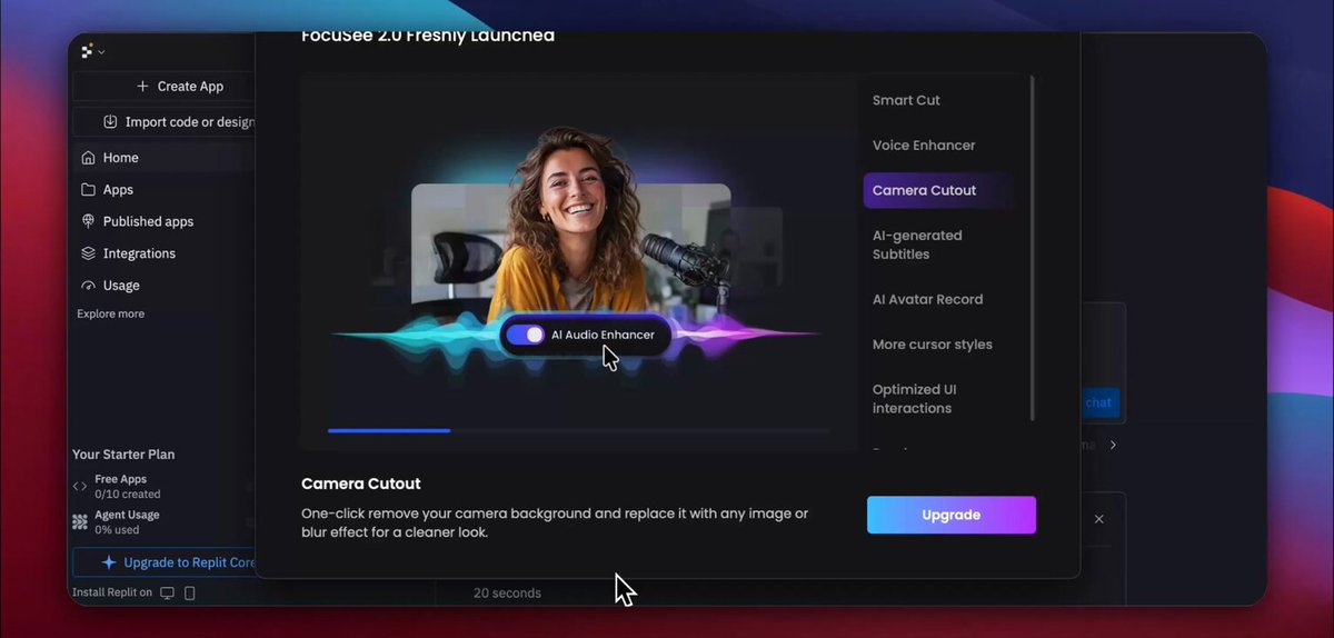 Ayer mismo, crear una app requería noches en vela. Hoy, basta con una sola frase. Replit Replit ⠕ la interpreta, la construye y la hace funcionar al instante. → Crea desde cualquier lugar — móvil o computadora. → Accede a más de 300 modelos de IA sin ningún setup. → Conecta HubSpot, Slack, Notion y Dropbox fácilmente. → Convierte tus diseños de Figma en apps funcionales en minutos. Lanza prototipos, dashboards o productos completos rápido. ¿Sin conocimientos de programación? No hay problema. Solo escribe y vibe-codea. Tus ideas pasan de pensamiento → realidad más rápido que nunca. Empieza ahora →