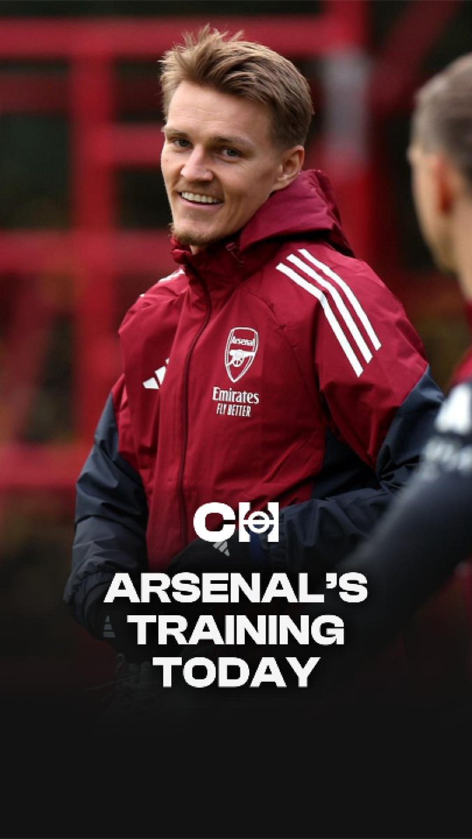 🎥 Arsenal train today featuring captain Martin Odegaard. No Gyokeres or Kai Havertz for now…