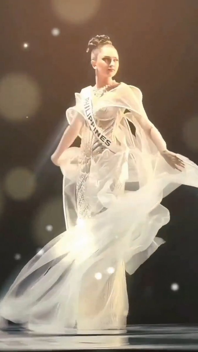 OUR JUSA MAKING HER MISS UNIVERSE DREAM COME TO LIFE 👑💫 Miss Universe 3rd Runner Up Ahtisa Manalo is a beauty in white as she conquered the Miss Universe stage in her Val Taguba evening gown. “'Philippines that was a dream, a dream come true.' -Dayanara Torres," Ahtisa posted. Courtesy: Ahtisa Manalo/Facebook