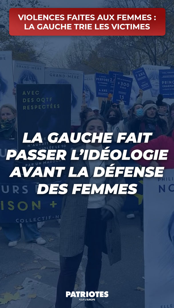 ♀️ La gauche ne s’oppose plus aux violences faites aux femmes si elles frappent celles qui ne pensent pas comme elle. Pire que remettre en cause leur liberté d’expression, elle remet en cause leur droit à la vie. Il n’y a pas de bonne ou de mauvaise victime, juste des victimes !