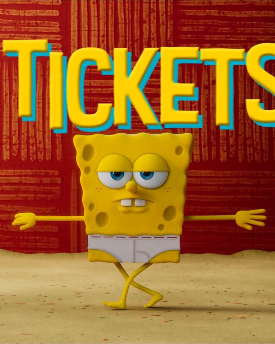Spend the Holiday SEAson with the BIG, YELLOW Sponge 🧽. Get your tix now for The #SpongeBobMovie: Search for SquarePants. 🎟️:
