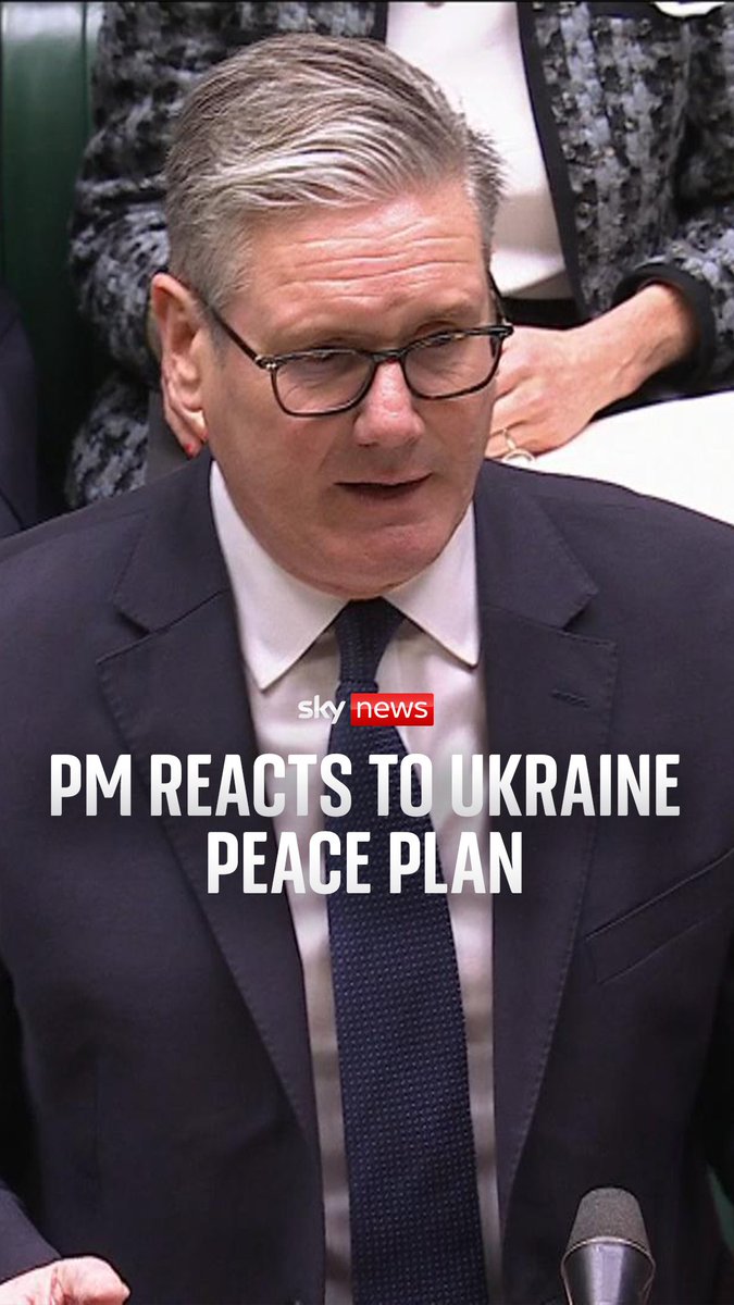 Kier Starmer says he would have to go away and "look behind the headline" after US reports of a deal being reached on the Ukraine peace plan.