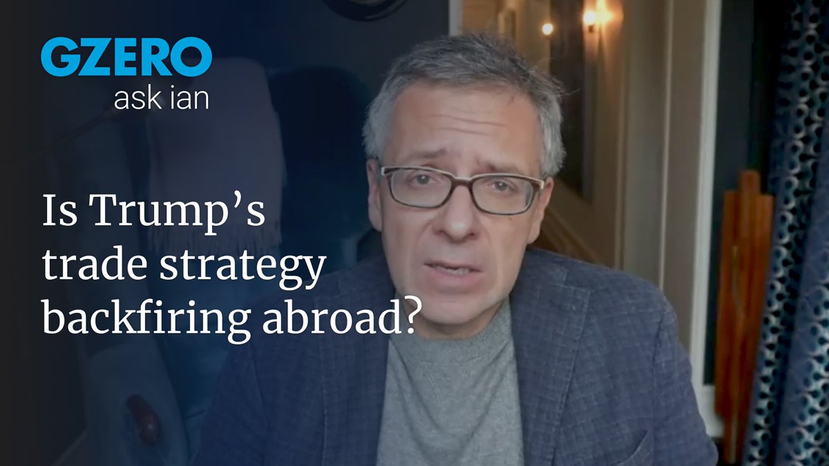 six months ago, trump’s tariff strategy looked dominant. today, inflation and leverage abroad are forcing retreats. the administration is on weaker footing. GZERO Media